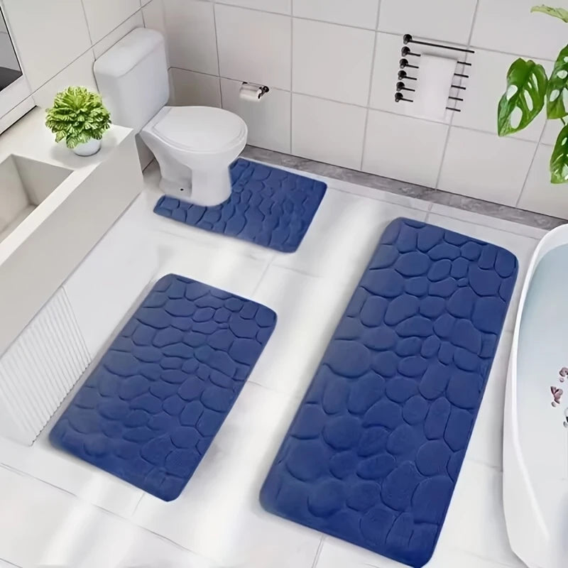 Bathroom Carpet 3-Set