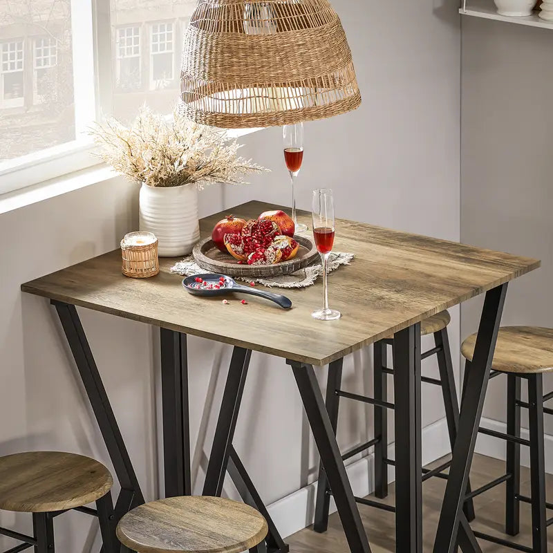 Dining Set with Foldable Table