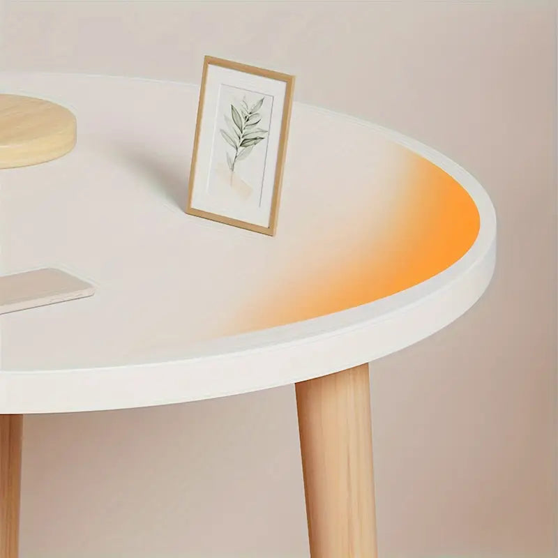 Wooden Round Side Table