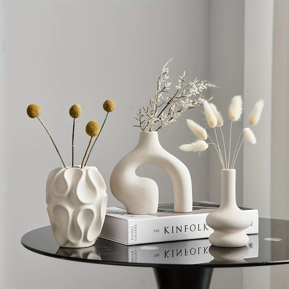 Bohemian Trio Ceramic Vase Collection
