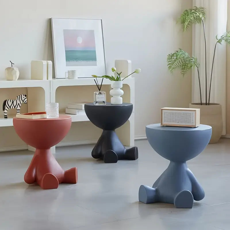 Bear-Shaped Plastic Side Table