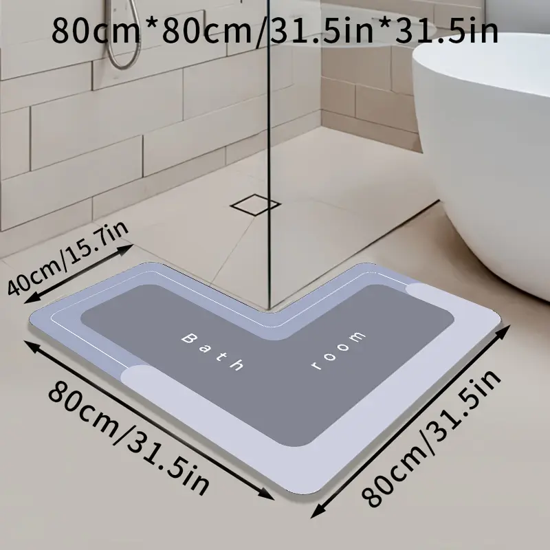 Corner Bathroom Carpet