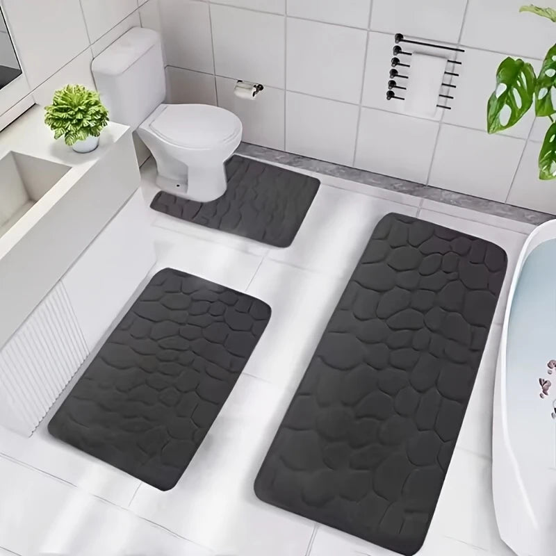 Bathroom Carpet 3-Set
