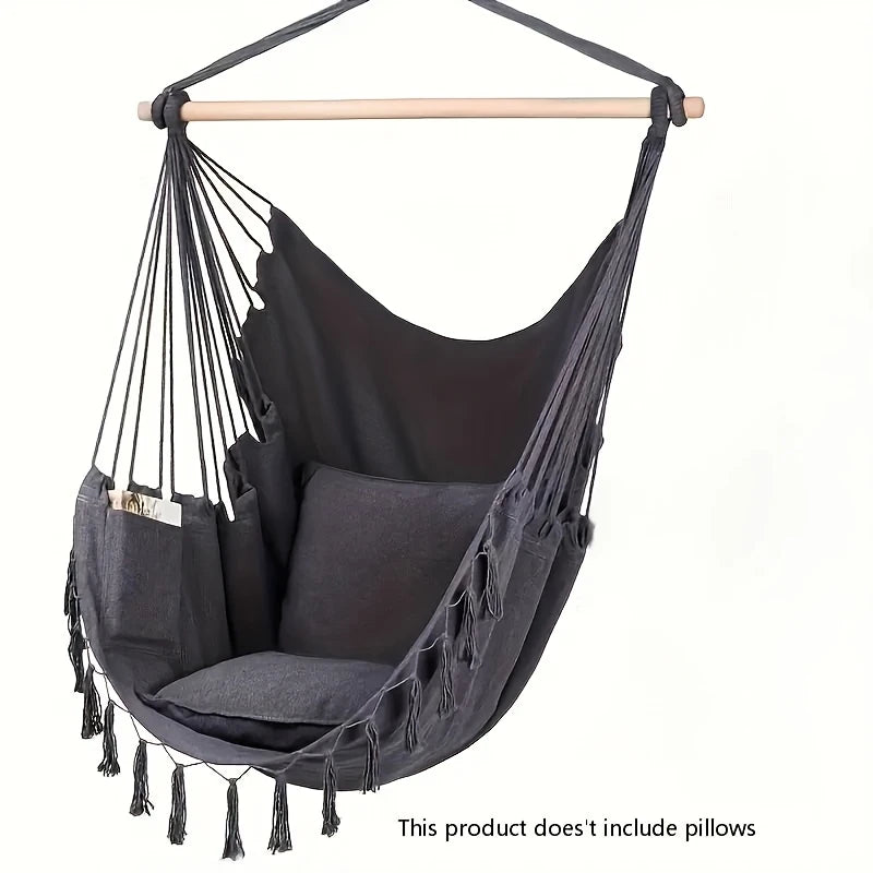 Outdoor Tassel Hammock Chair