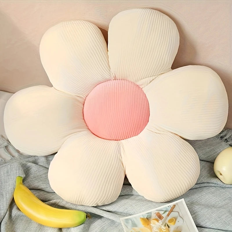 Vibrant Flower Shaped Pillow