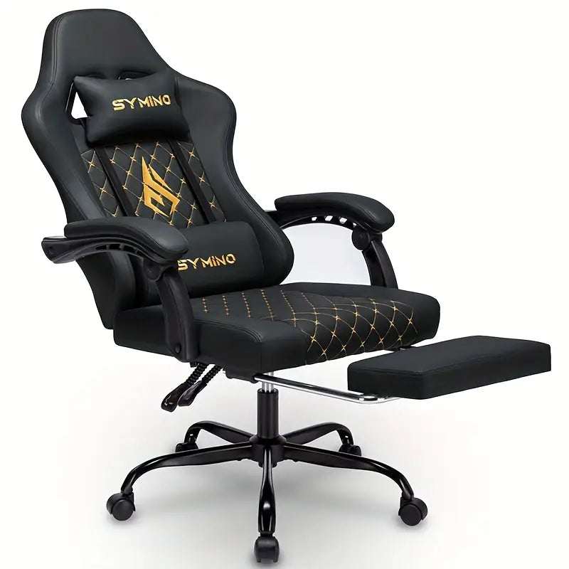 Gaming Chair with Footrest