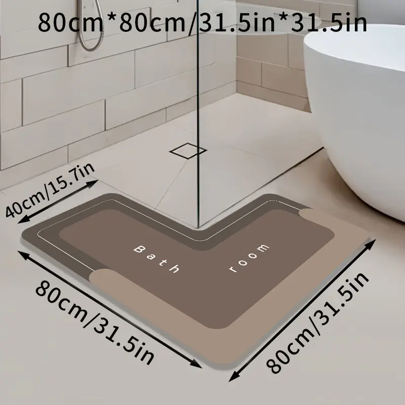 Corner Bathroom Carpet