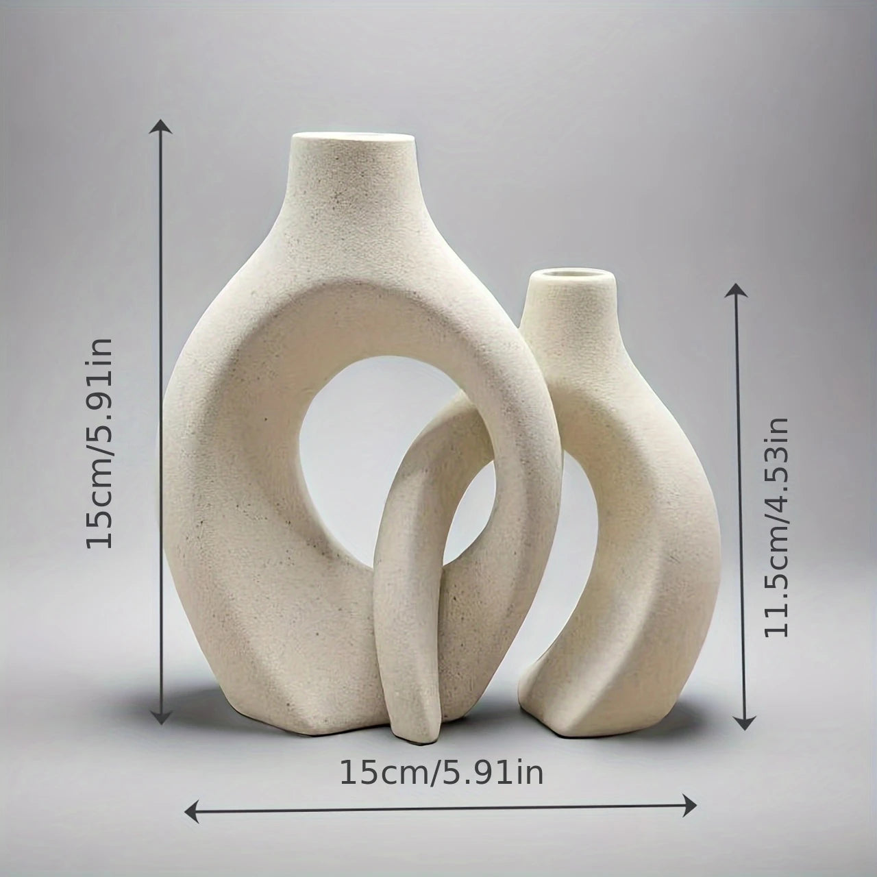 Organic Abstract Rustic Ceramic Vase