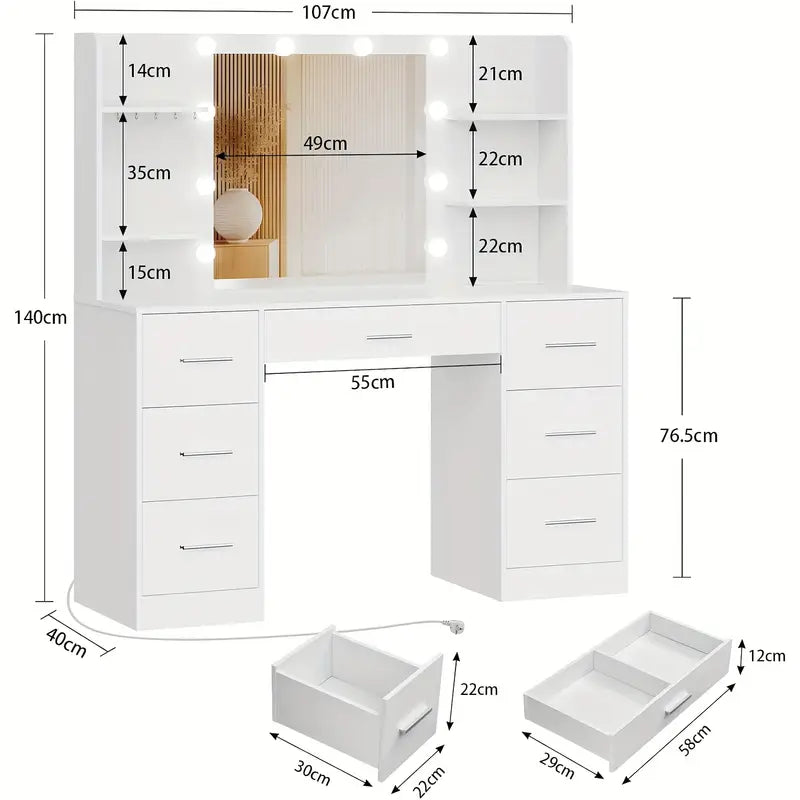 Large Vanity Desk