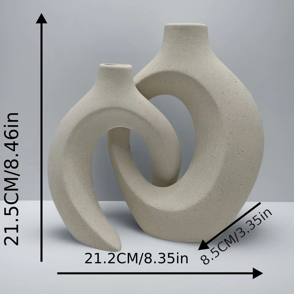 Organic Abstract Rustic Ceramic Vase