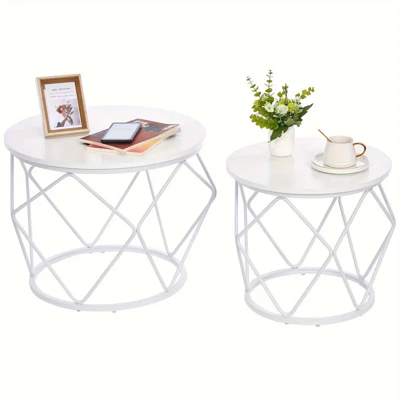 Round Coffee Table 2pcs