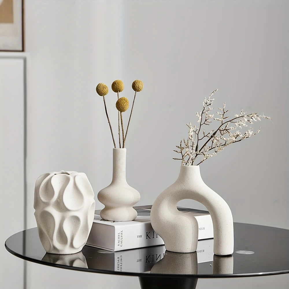 Bohemian Trio Ceramic Vase Collection