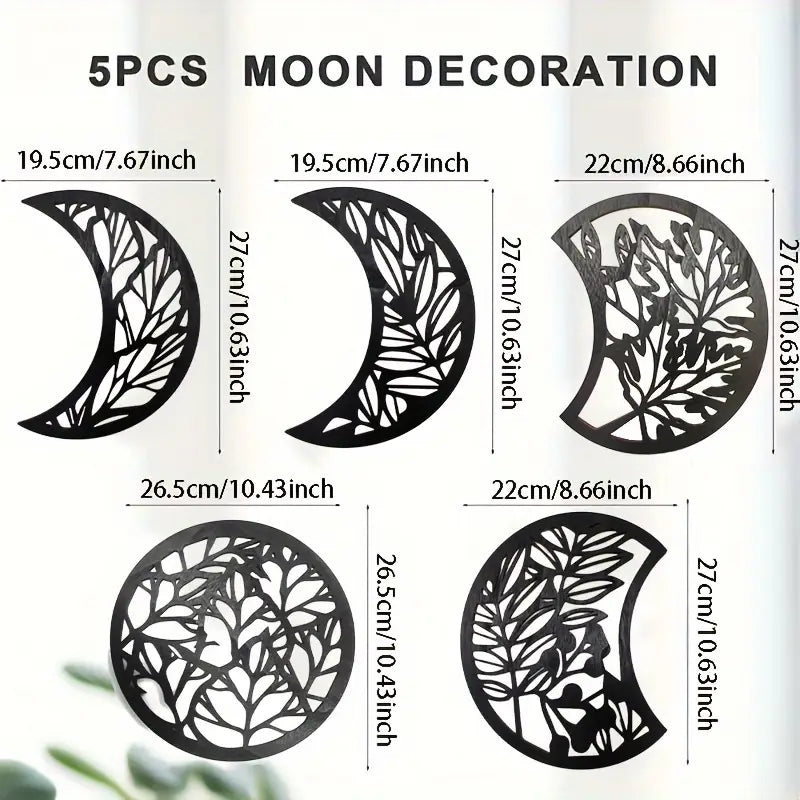 Moon Phase Wall Decor Set
