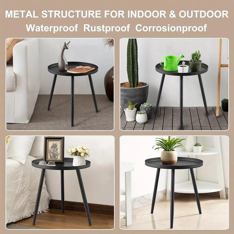 Stainless Steel End Table