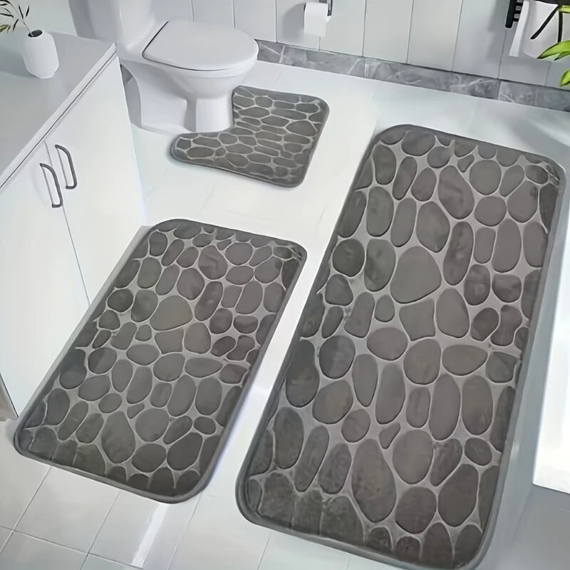 Bathroom Carpet 3-Set