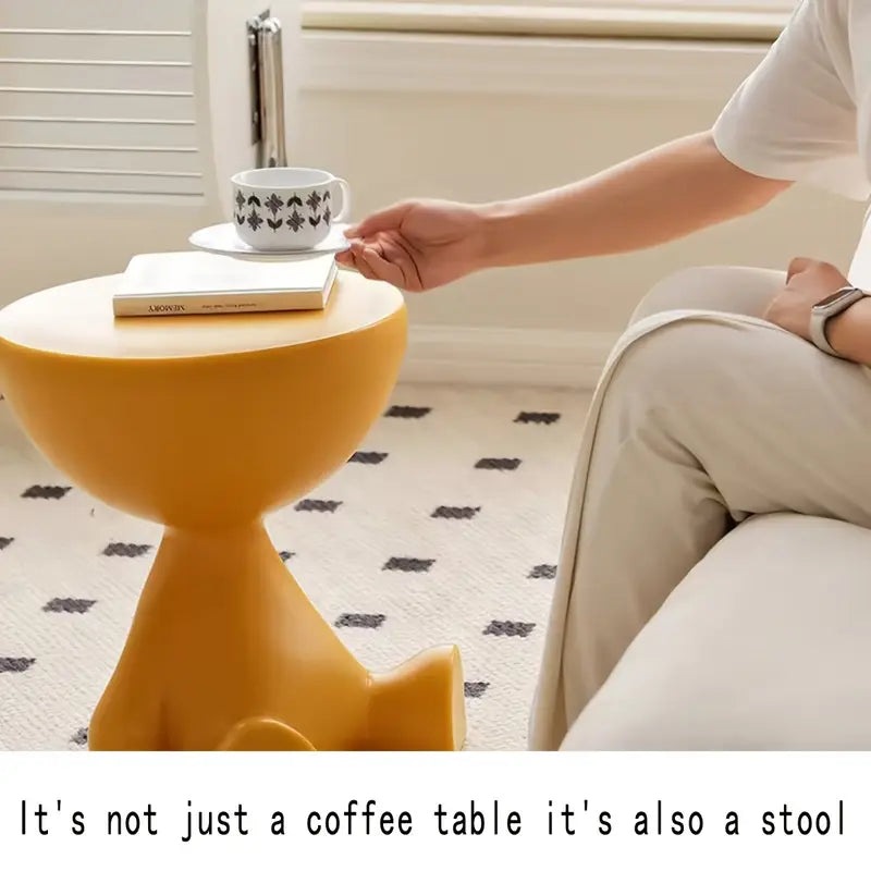 Bear-Shaped Plastic Side Table