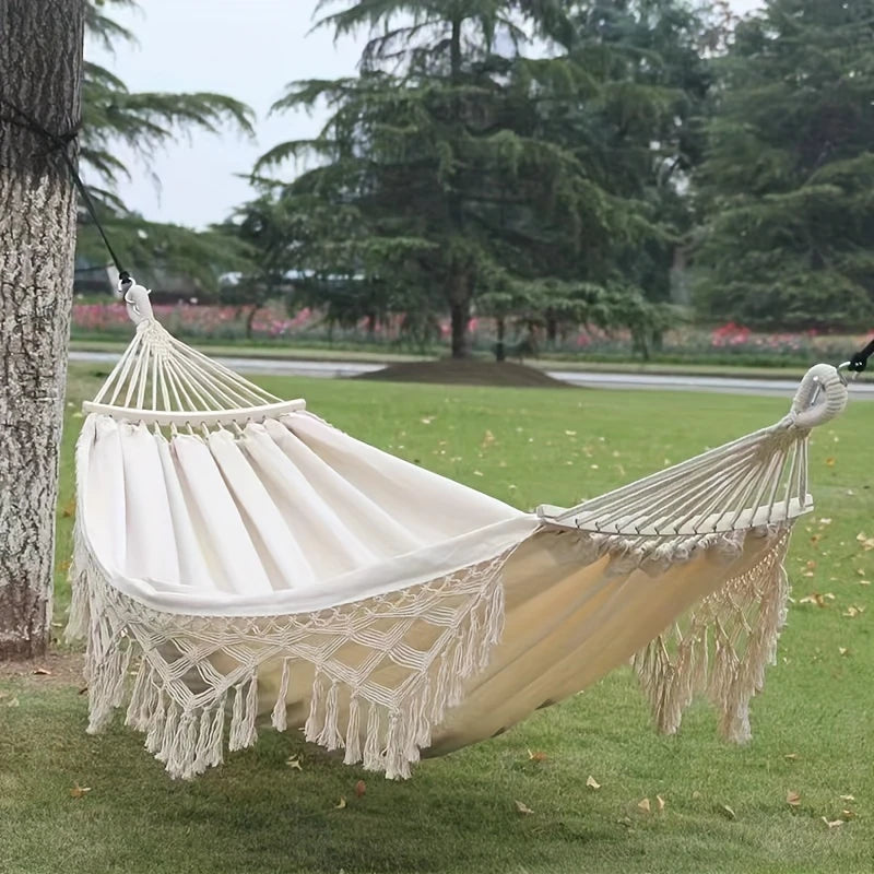 Tusheng Bohemian Style Hammock with Tassels