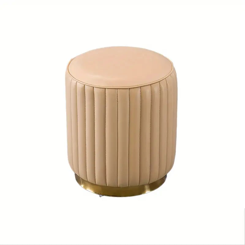 Chic Round Makeup Stool