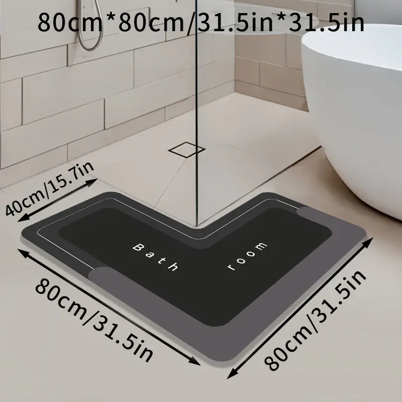 Corner Bathroom Carpet