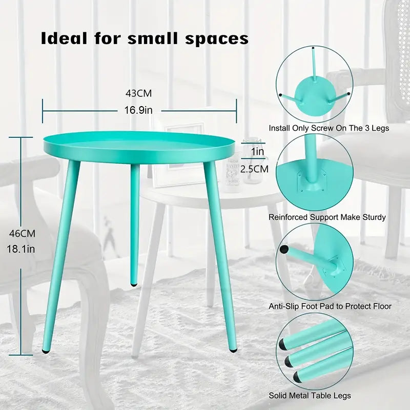 Stainless Steel End Table