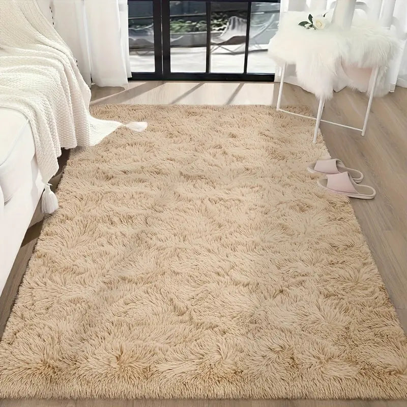 Super Soft Plush Rug Camel Beige