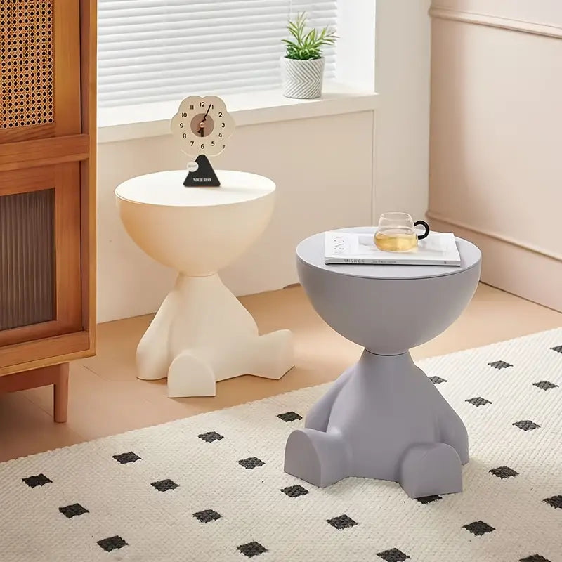 Bear-Shaped Plastic Side Table