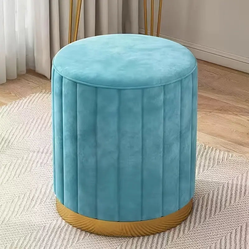 Chic Round Makeup Stool