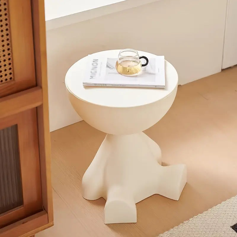 Bear-Shaped Plastic Side Table
