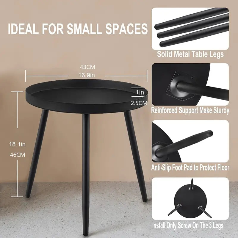 Stainless Steel End Table
