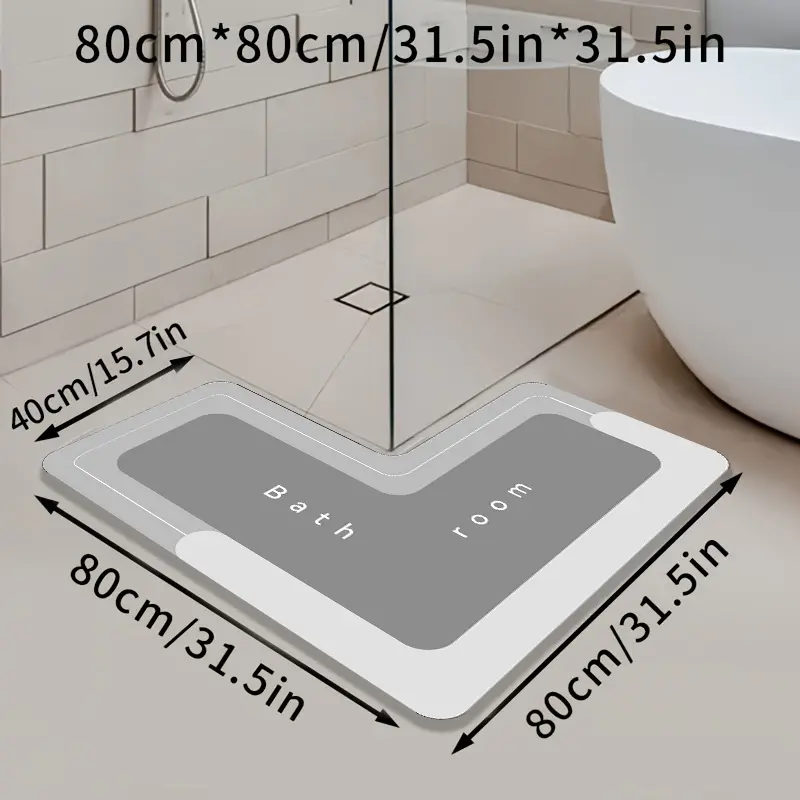 Corner Bathroom Carpet