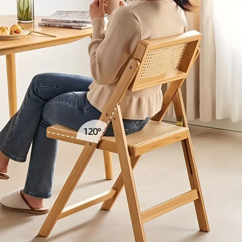 Modern Bamboo Folding Chair