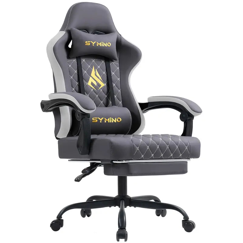 Gaming Chair with Footrest