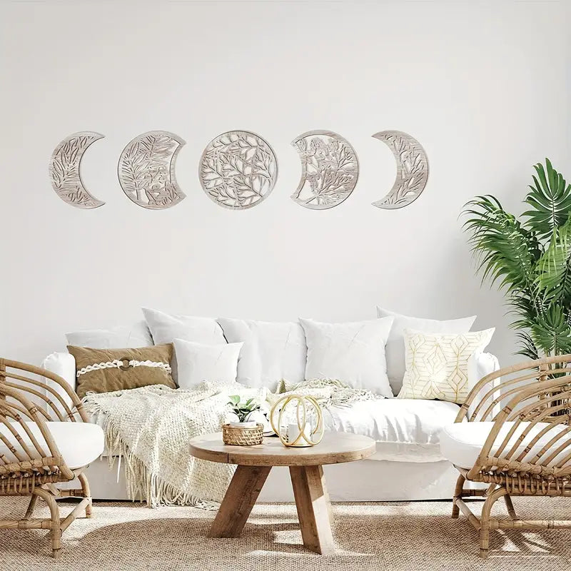 Moon Phase Wall Decor Set