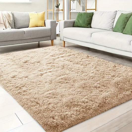 Super Soft Plush Rug Camel Beige