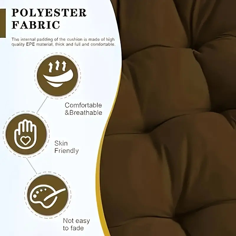 Egg-Shaped Hanging Chair Cushion
