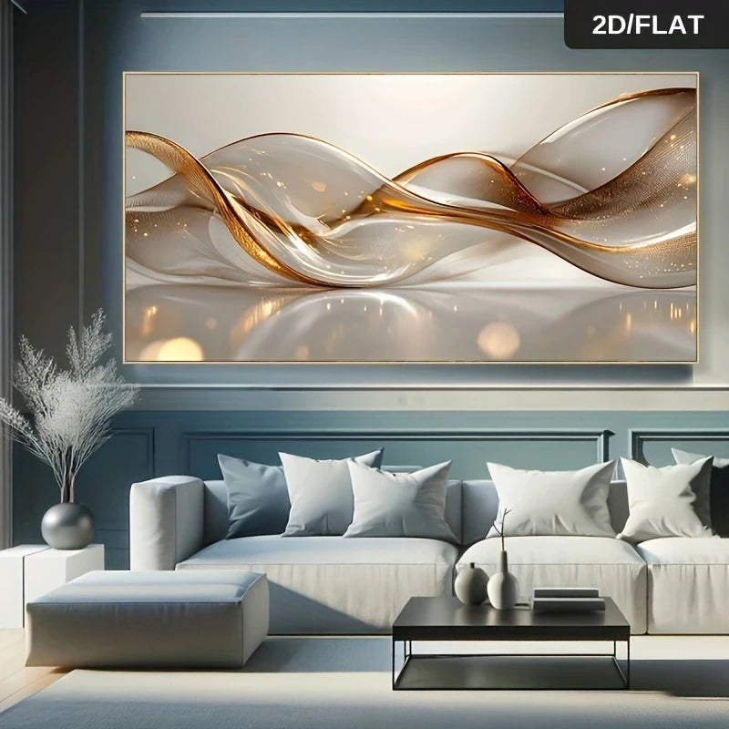 Frameless Modern Abstract Canvas Wall Art