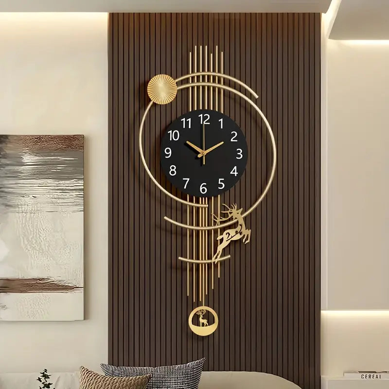 Large Silent Nautical Wall Clock