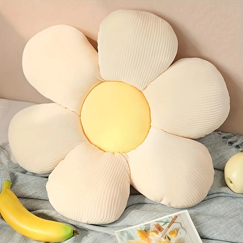 Vibrant Flower Shaped Pillow