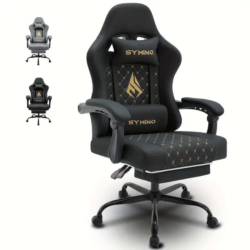 Gaming Chair with Footrest