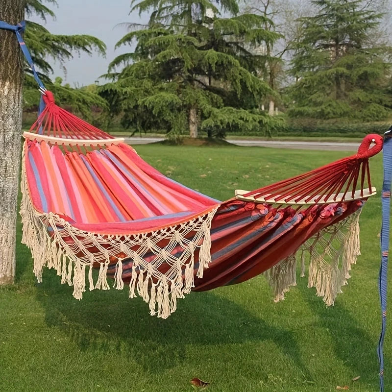 Tusheng Bohemian Style Hammock with Tassels