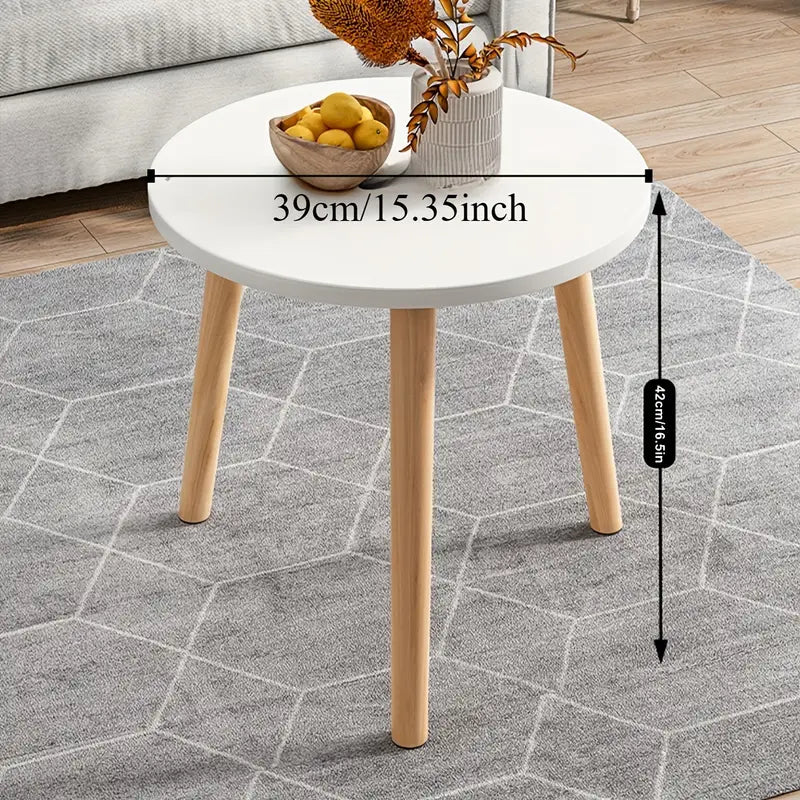 Wooden Round Side Table