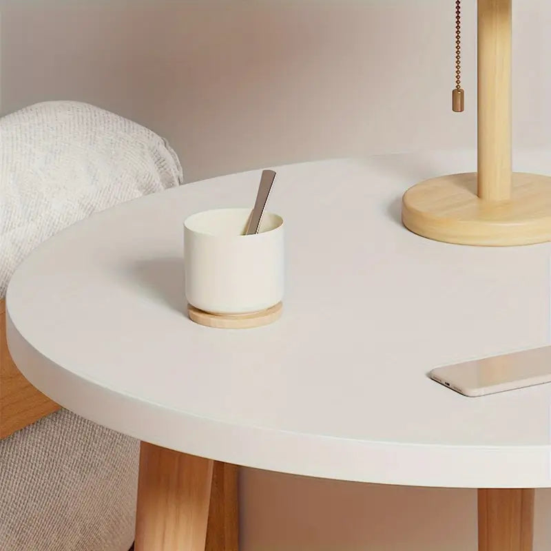 Wooden Round Side Table