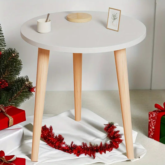 Wooden Round Side Table