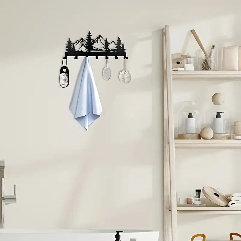 Charming Metal Forest Key Hook