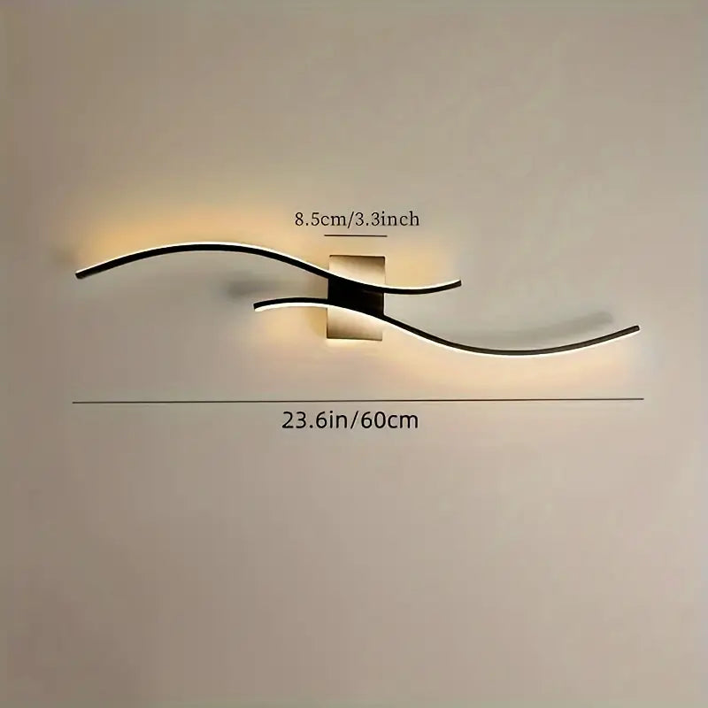 Modern LED Wall Sconce with Dimmable Light Feature
