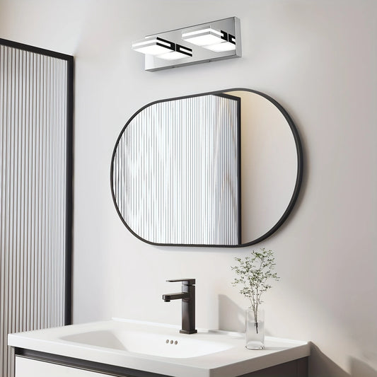 Light Matte Black LED Bathroom Vanity Fixture