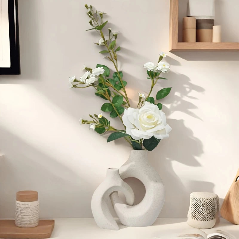 Organic Abstract Rustic Ceramic Vase
