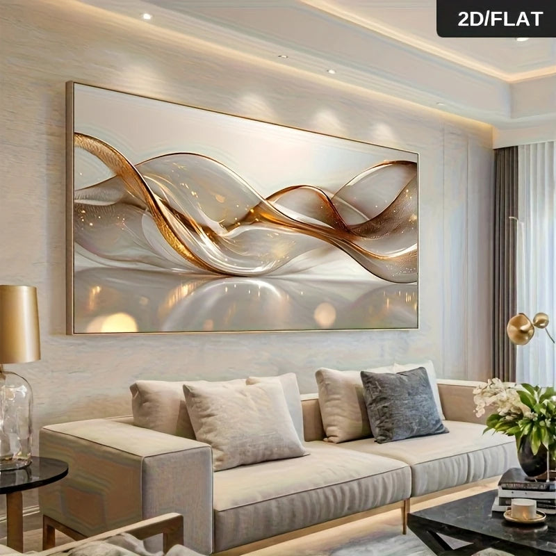 Frameless Modern Abstract Canvas Wall Art