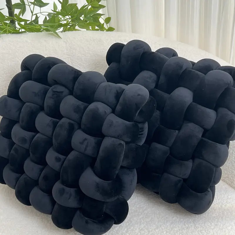 Knotted Throw Pillow Set