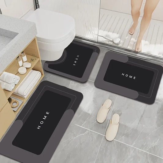 Bathroom Carpet 3-Set